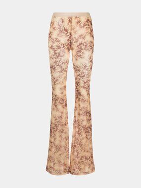 Commission Flared Mesh Trousers